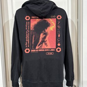 Posty Co Hoodie Men’s M Black Post Malone Hooded Sweatshirt In the Spotlight